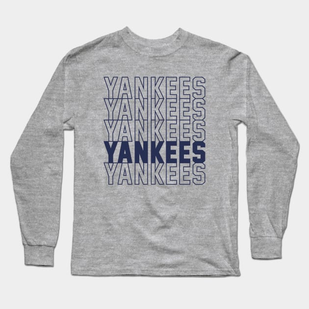 YANKEES Long Sleeve T-Shirt by Throwzack